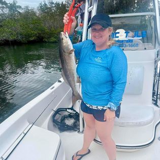 photo inshore redfish Make memories with Epic Tails.